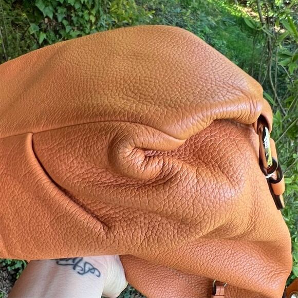 VINTAGE COACH Leather Crossbody Shoulder Bag Zip Top Purse AUTHENTIC - Picture 7 of 13